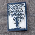 Love Tree Greeting Card Hollow Radium Carving Wedding Invitation