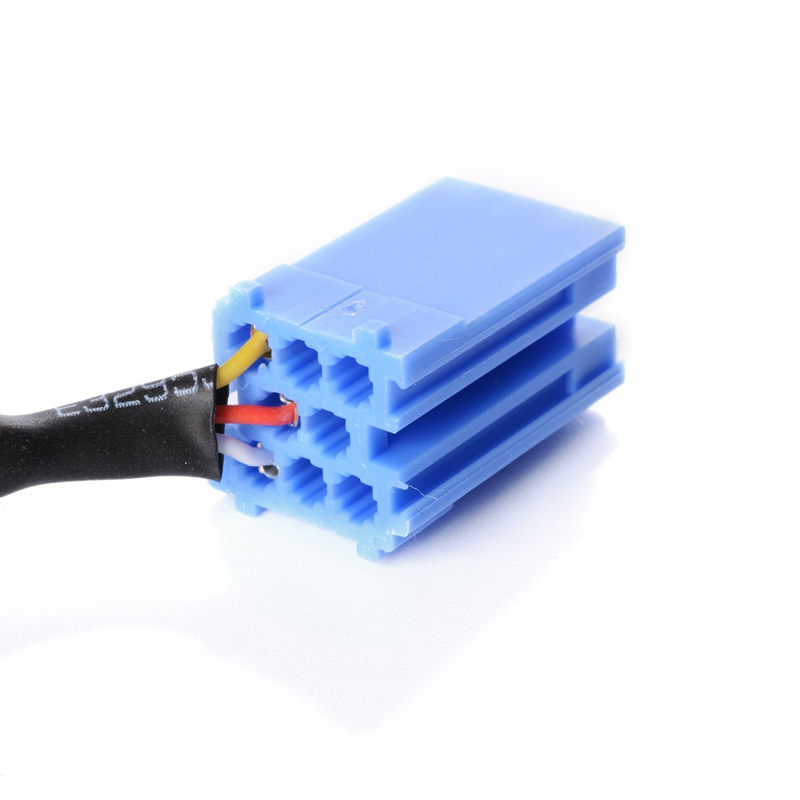 Mini ISO 8 Pin Connector Wire Harness for LED Wiring Harness Copper Conductor PVC Tube