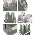 New Large-capacity PU Leather Diaper Bag Waterproof Shoulder Mommy Backpack With