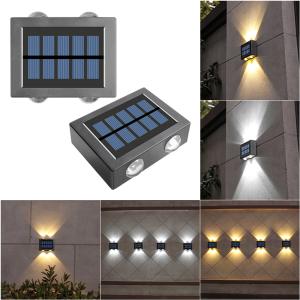 China Waterproof IP65 Solar LED Wall Wash Lamp Up And Down Spotlight Luminaires factory