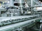 Automatic Horizontal Pesticide Filling Machine 15-40 Bags / Minute Power Filling