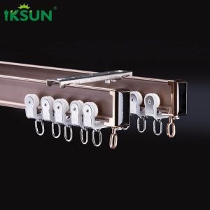 China 22ft Durable Heavy Duty Bendable Curtain Track With Anodized Finish factory