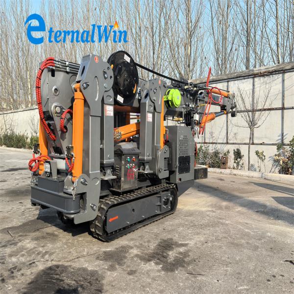 8 Ton Lifting Capacity Spider Crawler Crane with Max Working Radius of 8.6m and