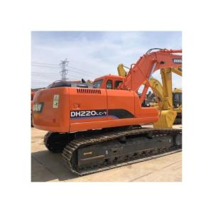 China Doosan DH220-7 Backhoe Excavator Used by Skilled Drivers for Engineering Projects factory