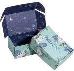 Colorful Foldable Corrugated Cardboard Paper Stickers Boxes for Stickers in
