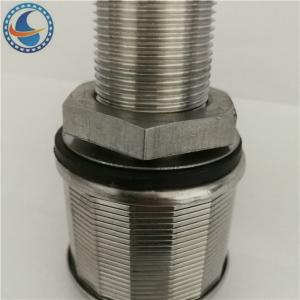 China Oem Stainless Steel Filter Nozzles 304 316l For Johnson Vee Wire Screen factory