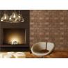 Buy cheap 3D Brick Printing Natural Style Modern Removable Wallpaper , 0.53*10M PVC from wholesalers