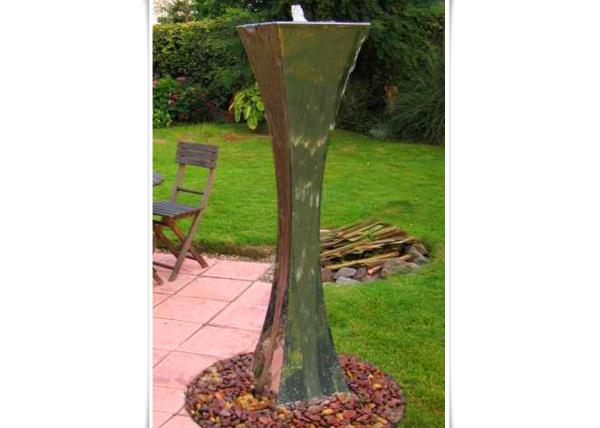Modern Landscape Stainless Steel Water Features For The Garden , Mirror