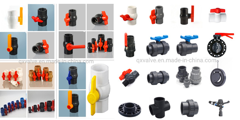 Better Price White Socket PVC Compact Ball Valve for Irrigation