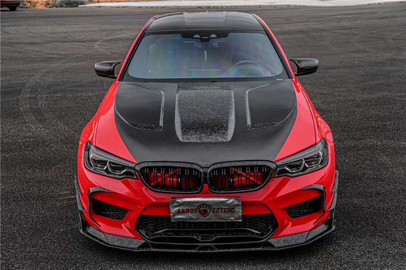 Auto Parts Carbon Fiber Body Kit for BMW M5 F90 M5 F90 Carbon Fiber Front Shovel Diffuser Spoiler Side Skirt Hood Body Kit