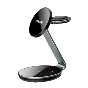 China ESSAGER OJD-102 Series 3 In 1 Charging Stand Wireless Charging Pad USB C factory