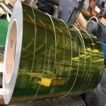 Gold Mill Finished Mirror Polished Aluminum Sheet For Electric Appliance Panel