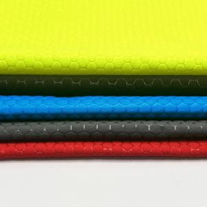 China 100% Polyester 75D * 150D Twill Peach Skin Fleece 113gsm3D Embossed Beach Pants Windbreaker Fabric factory