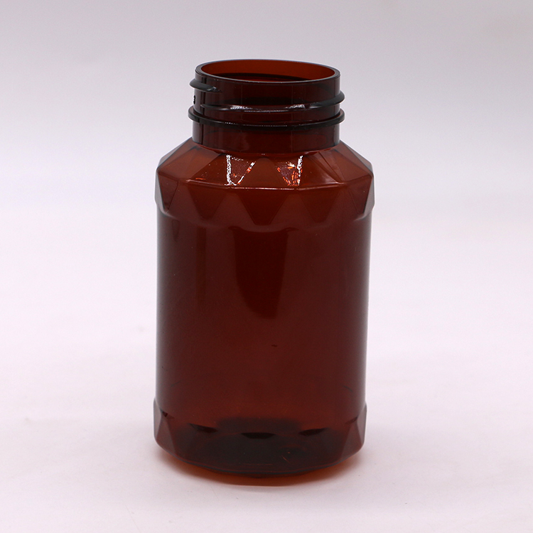 150ml Capacity PET Unique Shape Plastic Bottles for Pills and Capsules in Custom Colors