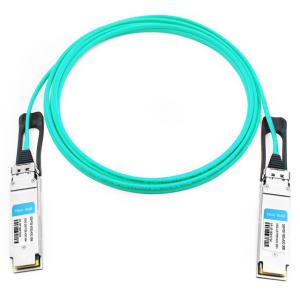 China Cisco QSFP-100G-AOC30M Compatible 30m (98ft) 100G QSFP28 to QSFP28 Active Optical Cable factory