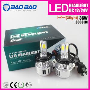 China BB-LHA336 3300LM COB ALL IN ONE Car LED Headlight factory