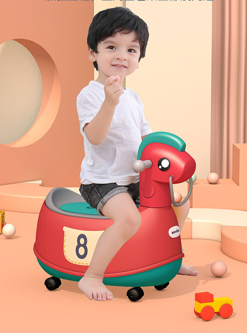 Mobile Splash-Proof Urinal Training Seat for Boys and Girls Animal Pattern Type Baby Basin