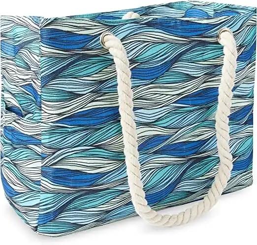 Heavy Duty Washable Cotton Canvas Bag Shoulder Tote Bag Waterproof Ristop With