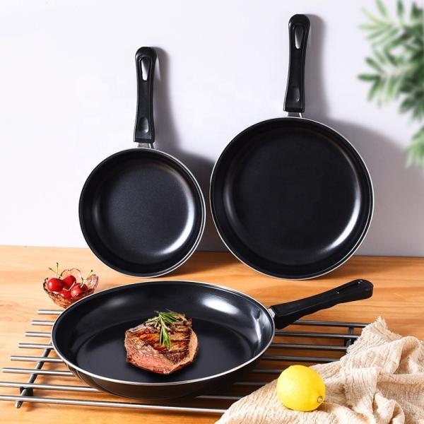 OEM/ODM Kitchen Cooking Pan Cookware Induction Bottom Carbon Steel Nonstick Fry