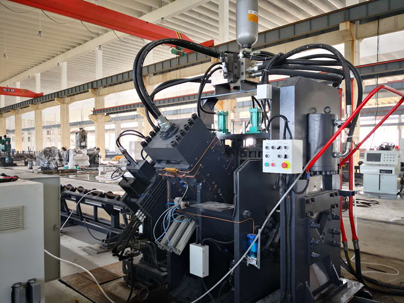 High Speed CNC Angle Line Machine , Stable CNC Angle Punching Machine