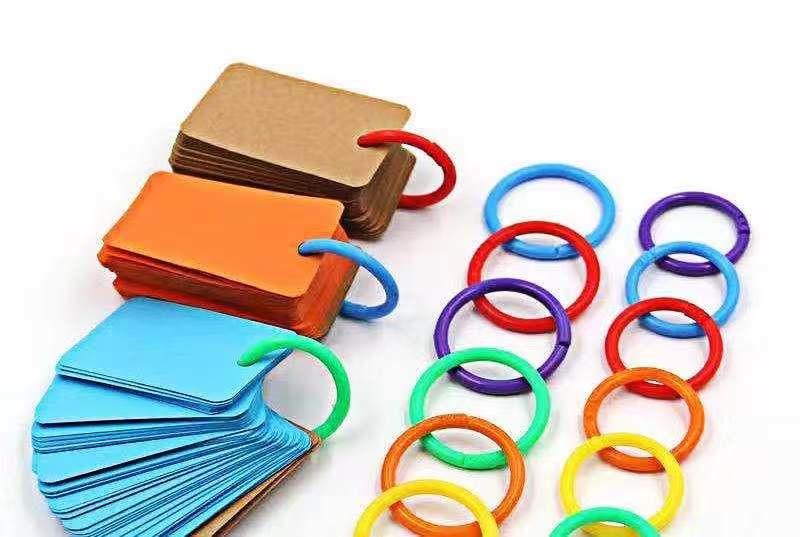 Color Plastic Loose-Leaf Double Clasp 15 20 27 28 32 35 40mm