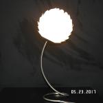 Bird Nest Simple Modern Table Lamp 200*350MM Pvc Strip Twined