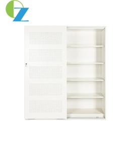 China Double Sliding Door Steel Office Cupboard Cold Rolled factory