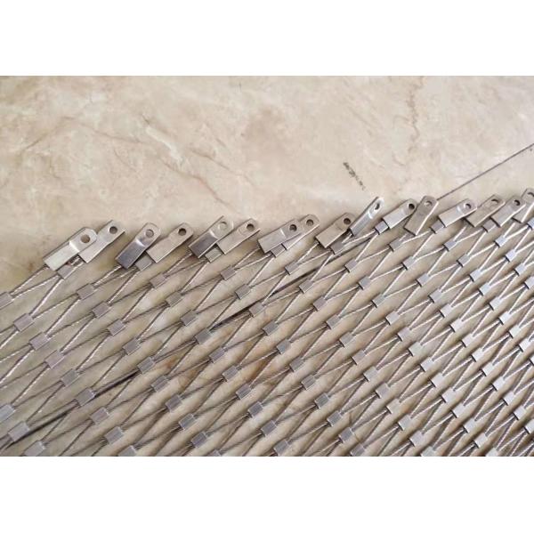 China Balustrade Anti Corrosion Stainless Steel 316 Wire Rope Mesh For Protection And Safety factory