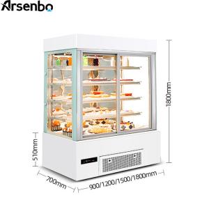 China SUS304/201 Cake Display Refrigerator Multipurpose White Black Color factory