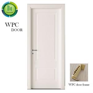 China Water Resistant WPC Plain Door CE Certified Anti Moisture Apartment Doors factory