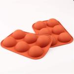 LFGB Approved Silicone Baking Moulds , OEM Silicone Sphere Mold Baking