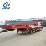 100ton Detachable Gooseneck Dropdeck Semi-Trailer for 5 Axle Steering Low Bed