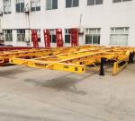 New 40ft Container Semi Trailers Truck Semi-trailer 20 feet Skeleton Semi