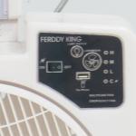 Household Indoor Box Fan 12V Solar Rechargeable 1200rpm Rotate Speed
