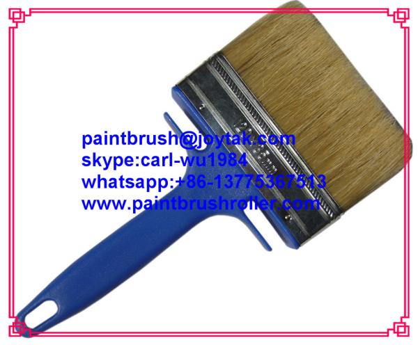 Paint brush Natural pure bristle Chinese bristle synthetic mix wood handle