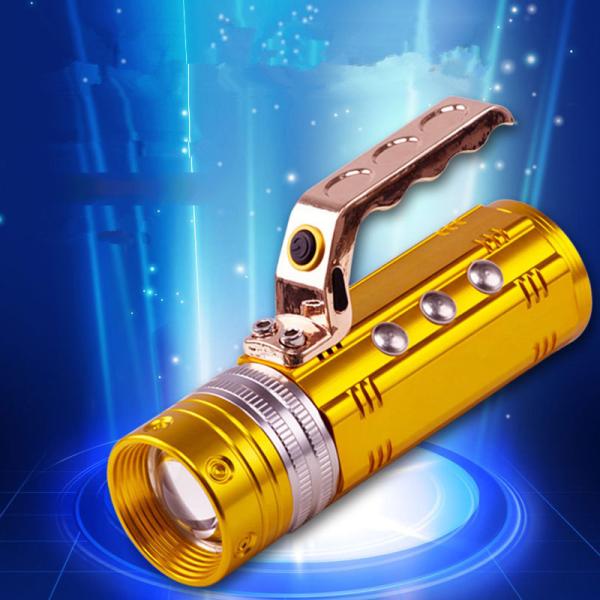 10W High Power Rotating Zoom Blue&Yellow&White Outdoor Night Fishing Led Fishing