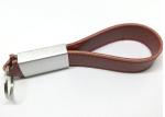 Red Usb 2.0 Flash Drive , Customized 16g Memory Stick Leather Material