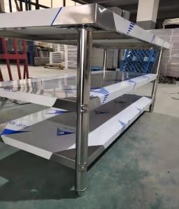 China Worktable Kitchen Dishwasher Parts Anti Deformation Stainless Steel Work Table factory