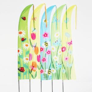 China Spring Seasonal Garden Flag Flowers factory