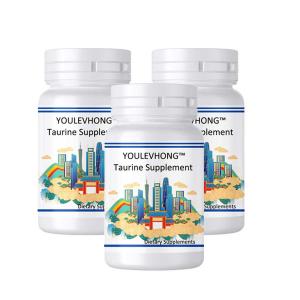 China Trusted Taurine Supplements Kosher Certified And Non GMO Dietary Supplement Natural Health Pills factory