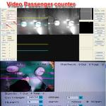 Binocular People Counter Camera System 3G Mobile DVR With GPS GPRS SD Card