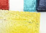 25ml Water Cube Glass Perfume Bottles , Coloured Glass Fine Mist Spray Bottle