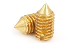 China Slotted Cone Point Set Screw JIS B117 Headless With Metric Thread Type factory