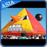Cartoon Advertising Inflatables Balloon , Giant Mouth Lip Customized Character