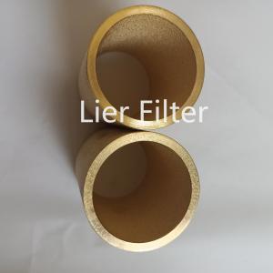 China Customized Bronze Sintered Metal Powder Filter 100mm To 1000mm Length factory