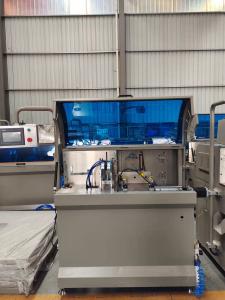 China CNC Aluminium Corner Connector Cutting Saw Window Door Single Head Cutting Saw factory