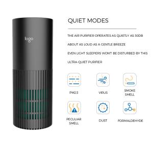 China Portable Car USB UV HEPA Air Purifier Active Real Time Purification Monitoring factory