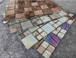 17kg/Ctn 300X300mm Metal Glass Mosaic Tile Interior Wall Decoration AAA