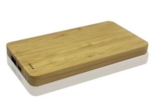 China 8000mAh Carved Wood Power Bank Quick Charging Speed Convenient Use factory