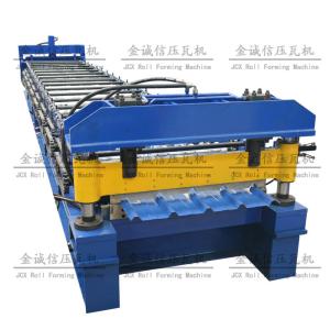China Corrugated Steel Panel Roll Forming Machine Metal Sheet Roof Roll Forming Machine factory